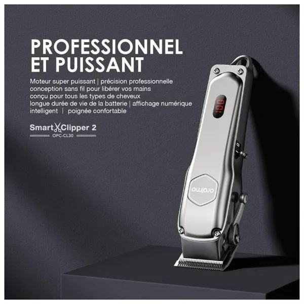 Tondeuse oraimo SmartClipper2 — moteur 6000 tr/min
